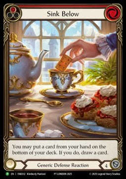 Sink Below (Red) (Extended Art Rainbow Foil)⁣ - FAB Promos⁣ (Promo)⁣ [332]