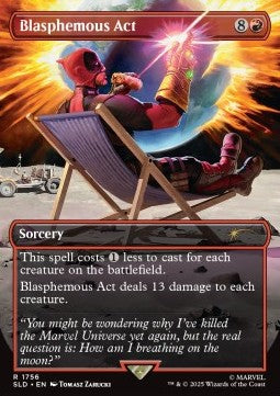 Blasphemous Act⁣ - Secret Lair Drop Series: Marvel Superdrop⁣ (Rare)⁣ [1756]