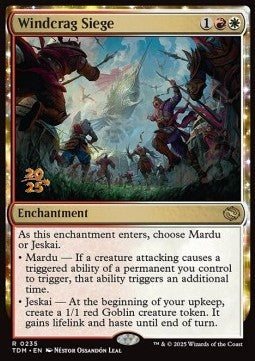 Windcrag Siege (V.1)⁣ - Tarkir: Dragonstorm: Promos⁣ (Rare)⁣ [235]