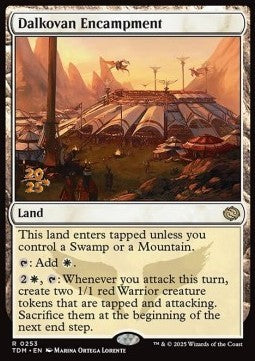 Dalkovan Encampment (V.1)⁣ - Tarkir: Dragonstorm: Promos⁣ (Rare)⁣ [253]
