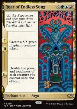 Roar of Endless Song (V.1)⁣ - Tarkir: Dragonstorm: Promos⁣ (Rare)⁣ [220]