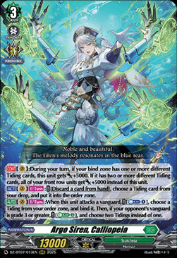 Argo Siren, Calliopeia [D-Format] (V.1 - Triple Rare)⁣ - Moon Fangs & Cerulean Blaze⁣ (Triple Rare)⁣ [013]