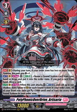PolyPhonicOverDrive, Artisaria [D-Format] (V.1 - Triple Rare)⁣ - Moon Fangs & Cerulean Blaze⁣ (Triple Rare)⁣ [016]