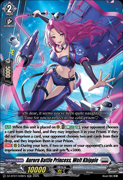 Aurora Battle Princess, Welt Khipple [D-Format] (V.1 - Double Rare)⁣ - Moon Fangs & Cerulean Blaze⁣ (Double Rare)⁣ [039]