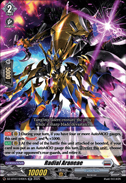 Radial Araneae [D-Format] (V.1 - Double Rare)⁣ - Moon Fangs & Cerulean Blaze⁣ (Double Rare)⁣ [040]