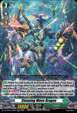 Stunning Wave Dragon [D-Format] (V.1 - Double Rare)⁣ - Moon Fangs & Cerulean Blaze⁣ (Double Rare)⁣ [046]
