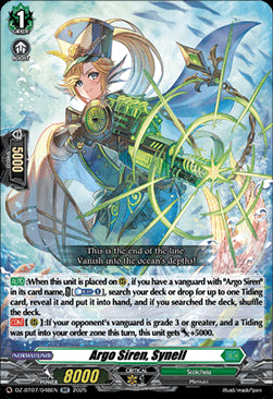 Argo Siren, Synell [D-Format] (V.1 - Double Rare)⁣ - Moon Fangs & Cerulean Blaze⁣ (Double Rare)⁣ [048]