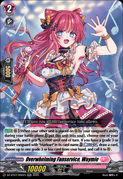 Overwhelming Fanservice, Waymie [D-Format] (V.1 - Double Rare)⁣ - Moon Fangs & Cerulean Blaze⁣ (Double Rare)⁣ [050]