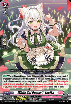 White Cat Dance Lacika [D-Format] (V.1 - Double Rare)⁣ - Moon Fangs & Cerulean Blaze⁣ (Double Rare)⁣ [052]