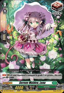 Serene Maiden, Lena [D Format]⁣ - Moon Fangs & Cerulean Blaze⁣ (Rare)⁣ [064]