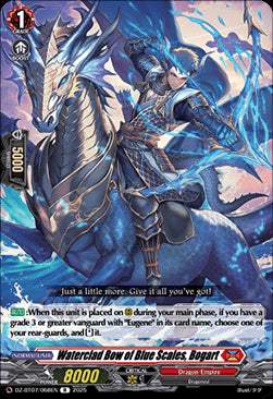 Waterclad Bow of Blue Scales, Bogart [D-Format] (V.1 - Rare)⁣ - Moon Fangs & Cerulean Blaze⁣ (Rare)⁣ [068]