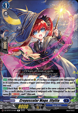 Crepuscular Mage, Illyllia [D-Format] (V.1 - Rare)⁣ - Moon Fangs & Cerulean Blaze⁣ (Rare)⁣ [074]