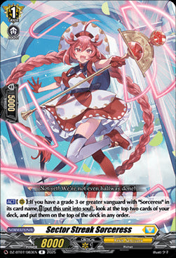 Sector Streak Sorceress [D-Format] (V.1 - Rare)⁣ - Moon Fangs & Cerulean Blaze⁣ (Rare)⁣ [083]