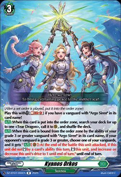 Kyanos Orkos [D-Format] (V.1 - Rare)⁣ - Moon Fangs & Cerulean Blaze⁣ (Rare)⁣ [090]