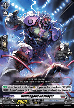 Humongous Destroyer [D-Format]⁣ - Moon Fangs & Cerulean Blaze⁣ (Common)⁣ [120]