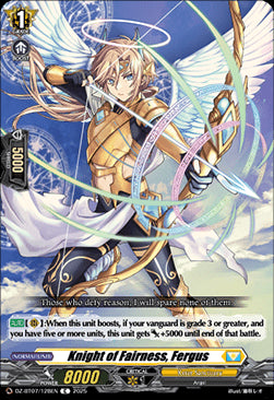 Knight of Fairness, Fergus [D-Format]⁣ - Moon Fangs & Cerulean Blaze⁣ (Common)⁣ [128]