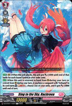 Sing to the Sky, Rachroea [D-Format]⁣ - Moon Fangs & Cerulean Blaze⁣ (Common)⁣ [143]