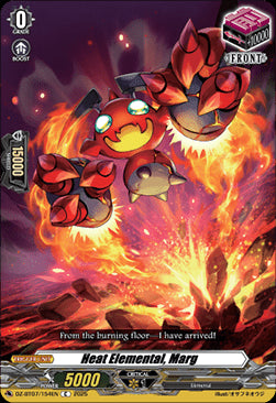 Heat Elemental, Marg [D-Format]⁣ - Moon Fangs & Cerulean Blaze⁣ (Common)⁣ [154]
