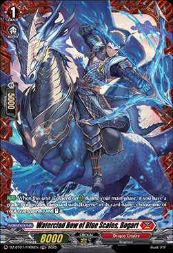 Waterclad Bow of Blue Scales, Bogart [D-Format] (V.2 - Frame Rare)⁣ - Moon Fangs & Cerulean Blaze⁣ (Frame Rare)⁣ [FR06]