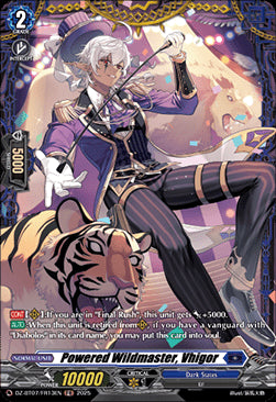 Powered Wildmaster, Vhigor [D-Format] (V.2 - Frame Rare)⁣ - Moon Fangs & Cerulean Blaze⁣ (Frame Rare)⁣ [FR13]