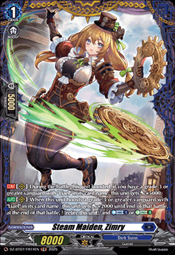 Steam Maiden, Zimry [D-Format] (V.2 - Frame Rare)⁣ - Moon Fangs & Cerulean Blaze⁣ (Frame Rare)⁣ [FR14]