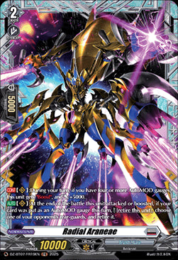 Radial Araneae [D-Format] (V.2 - Frame Rare)⁣ - Moon Fangs & Cerulean Blaze⁣ (Frame Rare)⁣ [FR19]