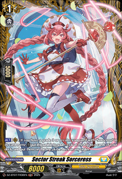 Sector Streak Sorceress [D-Format] (V.2 - Frame Rare)⁣ - Moon Fangs & Cerulean Blaze⁣ (Frame Rare)⁣ [FR30]