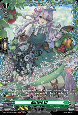 Nurture Elf [D-Format] (V.2 - Frame Rare)⁣ - Moon Fangs & Cerulean Blaze⁣ (Frame Rare)⁣ [FR38]