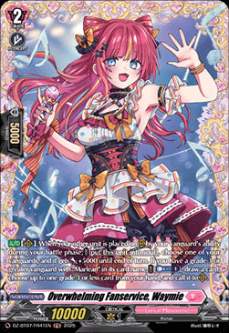 Overwhelming Fanservice, Waymie [D-Format] (V.2 - Frame Rare)⁣ - Moon Fangs & Cerulean Blaze⁣ (Frame Rare)⁣ [FR41]