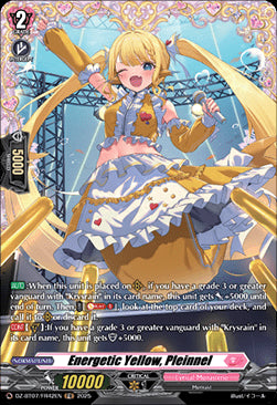 Energetic Yellow, Pleinnel [D-Format] (V.2 - Frame Rare)⁣ - Moon Fangs & Cerulean Blaze⁣ (Frame Rare)⁣ [FR42]