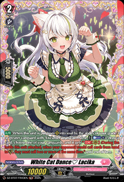 White Cat Dance Lacika [D-Format] (V.2 - Frame Rare)⁣ - Moon Fangs & Cerulean Blaze⁣ (Frame Rare)⁣ [FR43]