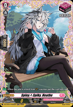 Spiny∧Spiky, Heathe [D-Format] (V.2 - Frame Rare)⁣ - Moon Fangs & Cerulean Blaze⁣ (Frame Rare)⁣ [FR45]
