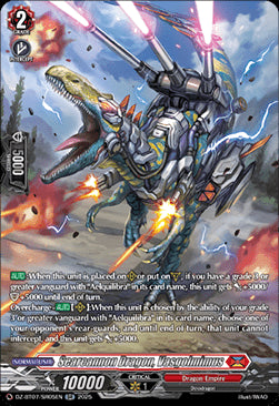 Searcannon Dragon, Vasgolmimus [D-Format] (V.3 - Silver Rare)⁣ - Moon Fangs & Cerulean Blaze⁣ (Silver Rare)⁣ [SR05]