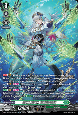 Argo Siren, Calliopeia [D-Format] (V.3 - Silver Rare)⁣ - Moon Fangs & Cerulean Blaze⁣ (Silver Rare)⁣ [SR29]