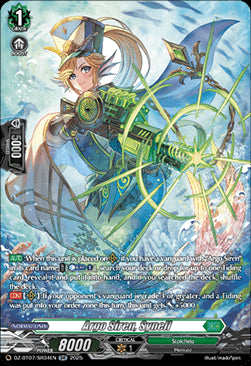 Argo Siren, Synell [D-Format] (V.3 - Silver Rare)⁣ - Moon Fangs & Cerulean Blaze⁣ (Silver Rare)⁣ [SR34]