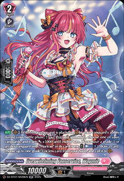 Overwhelming Fanservice, Waymie [D-Format] (V.3 - Silver Rare)⁣ - Moon Fangs & Cerulean Blaze⁣ (Silver Rare)⁣ [SR39]