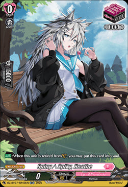 Spiny∧Spiky, Heathe [D-Format] (V.3 - Silver Rare)⁣ - Moon Fangs & Cerulean Blaze⁣ (Silver Rare)⁣ [SR43]