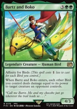 Bartz and Boko⁣ - Magic: The Gathering - FINAL FANTASY⁣ (Rare)⁣ [175]