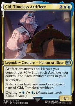 Cid, Timeless Artificer - Magic: The Gathering - FINAL FANTASY (Uncommon) [FIN-216]