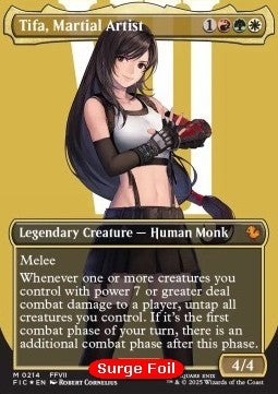 Tifa, Martial Artist (V.3)⁣ - Commander: Magic: The Gathering - FINAL FANTASY: Extras⁣ (Mythic)⁣ [214]
