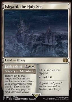 Ishgard, the Holy See // Faith & Grief⁣ - Magic: The Gathering - FINAL FANTASY⁣ (Rare)⁣ [283]