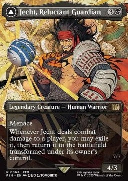 Jecht, Reluctant Guardian // Braska's Final Aeon (V.1)⁣ - Magic: The Gathering - FINAL FANTASY: Extras⁣ (Rare)⁣ [363]