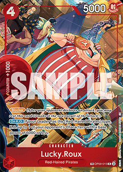 Lucky.Roux (OP09-015)⁣ - A Fist of Divine Speed⁣ (Treasure Rare)⁣ [OP09-015]