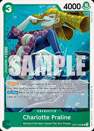 Charlotte Praline (OP11-029)⁣ - A Fist of Divine Speed⁣ (Uncommon)⁣ [029]