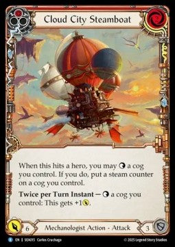 Cloud City Steamboat (Red) (Regular)⁣ - High Seas⁣ (Rare)⁣ [015]