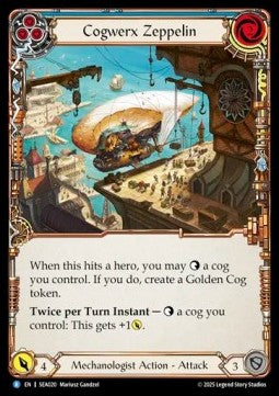 Cogwerx Zeppelin (Blue) (Regular)⁣ - High Seas⁣ (Rare)⁣ [020]