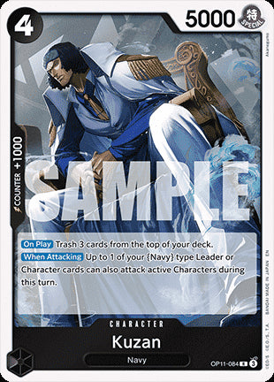 Kuzan (OP11-084) (V.1)⁣ - A Fist of Divine Speed⁣ (Rare)⁣ [084]