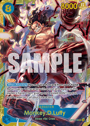 Monkey.D.Luffy (OP11-118) (V.1)⁣ - A Fist of Divine Speed⁣ (Secret Rare)⁣ [118]