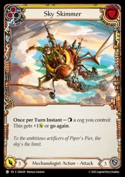 Sky Skimmer (Yellow) (Rainbow Foil)⁣ - High Seas⁣ (Common)⁣ [028]