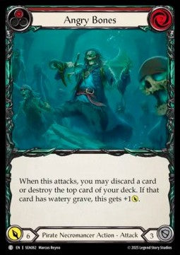 Angry Bones (Red) (Rainbow Foil)⁣ - High Seas⁣ (Common)⁣ [062]